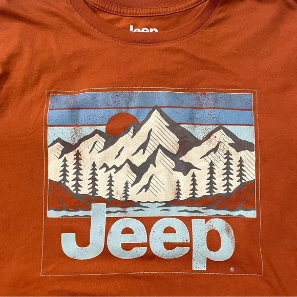 Men’s Retro Graphic Jeep T-shirt Size Large - Picture 2 of 5